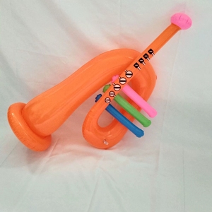 Trompeta inflable de juguete multicolor al por mayor para juegos de jardín de infantes, actuaciones en escenarios y fiestas infantiles - Product Image 6