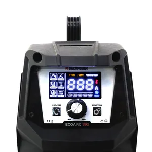 Yüksek verimli mini inverter mma kaynakçı MMA IGBT invertör ark 200A KAYNAK MAKINESİ