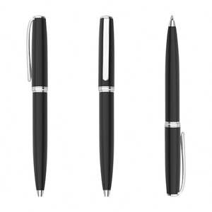 Bolígrafos de Lujo con Recubrimiento Negro Metálico, Bolígrafos Personalizados con Logotipo para Regalos de Boda y Recuerdos - Product Image 6