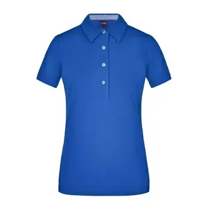 Polo uni pour femmes, merchandising personnalisé - Product Image 4