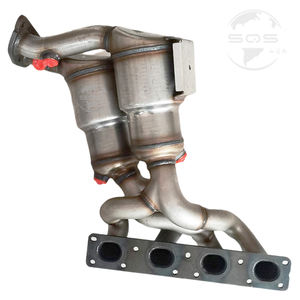 SQS OEM/ODM Konverter Katalitik Tiga Jalur Berkualitas Tinggi Pasang Langsung BM W 320I E90 120I 325I E87 Konverter Katalitik PIPA KNALPOT - Product Image 5