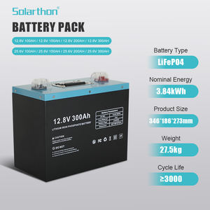 Solarthon Grosir Sel Baterai LiFePO4 12.8V 150Ah Paket Baterai Lithium LiFePO4 Tenaga Surya yang Dapat Diisi Ulang - Product Image 2