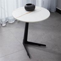 Meubles de maison, pieds de table en métal, table basse moderne personnalisée avec plateau en marbre, petites tables basses d'appoint