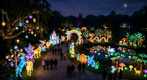 Nuevas Linternas Voladoras con Forma de Árbol de Hierro para el Festival del Año Nuevo Chino, Luz <span class=keywords><strong>LED</strong></span> para Uso en Exteriores - Product Image 2