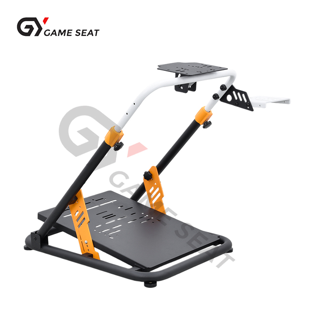 GY073 Adjustable Racing Drift Game Seat Simulator Steering Wheel Stand Support for Logitech G25, G27, G29, G920