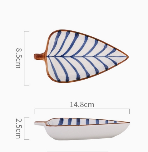 Assiette à goûter-plantes aquatiques