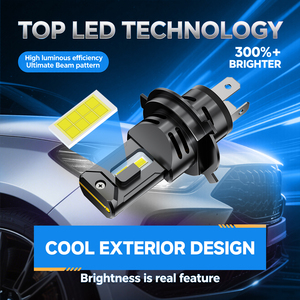 AURORA nuovo Design <span class=keywords><strong>Mini</strong></span> formato <span class=keywords><strong>H4</strong></span> faro <span class=keywords><strong>LED</strong></span> Auto luce <span class=keywords><strong>LED</strong></span> anabbagliante <span class=keywords><strong>LED</strong></span> proiettore <span class=keywords><strong>H4</strong></span> Auto lampadina <span class=keywords><strong>LED</strong></span> - Product Image 2