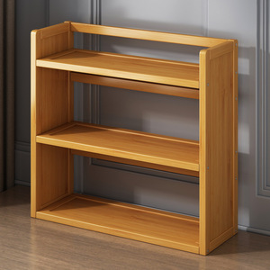 Mini Bookshelf Storage Rack Multi Tiered <b>Desktop</b> <b>Shelf</b> For Office Or Childrens Room Modern Design Durable Wood Construction - Product Image 2