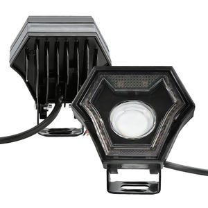 ไฟสปอร์ตไลท์รูปหกเหลี่ยม LED รุ่นใหม่ ขายดี ไฟตัดหมอก RGB สำหรับรถยนต์ รถบรรทุก มอเตอร์ไซค์ รุ่น MO-237 รับประกัน 1 ปี - Product Image 6