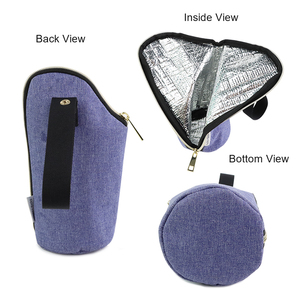 Porte-bouteille d'eau portable personnalisé manchon pochette à fermeture éclair <span class=keywords><strong>isotherme</strong></span> lait maternel <span class=keywords><strong>biberon</strong></span> sac <span class=keywords><strong>isotherme</strong></span> - Product Image 2