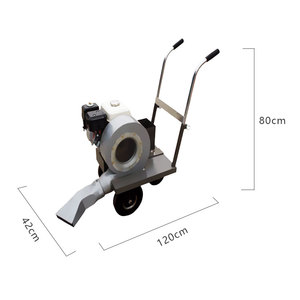 Двигатель 6,5 л.с. ручной толкающий дорожный воздуходувка 2500 кубический метр/ч 3800 Па машины для дорожной разметки - Product Image 3
