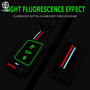 Funda completa de aleación de Zinc para llave de coche para VW Volkswagen Golf 7 MK7 Tiguan MK2 para SEAT Ateca <span class=keywords><strong>Leon</strong></span> <span class=keywords><strong>FR</strong></span> 2 <span class=keywords><strong>Ibiza</strong></span> para Skoda Octavia - Product Image 4