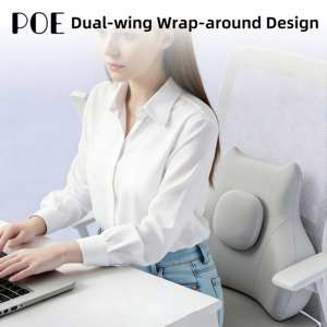 Support lombaire ergonomique en mousse à mémoire de forme <span class=keywords><strong>pour</strong></span> voiture et bureau, couleur personnalisable, logo amovible, lavable, design tricoté, longue durée de vie - Product Image 4