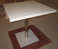 Table à manger en résine époxy, ensemble de tables pour restaurant de restauration rapide KFC