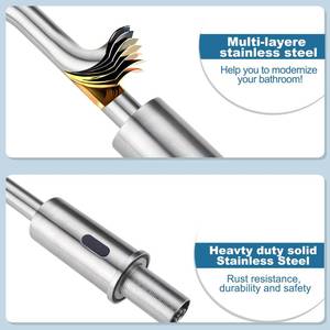 Vòi Trộn Cảm Biến Thác Nước Cao Cho Phòng Tắm Vòi Nước Bồn Rửa Phòng Tắm Tự Động Có Hộp Điều Khiển Và Máy Trộn Nhiệt Độ Cho Bàn Trang Điểm - Product Image 6