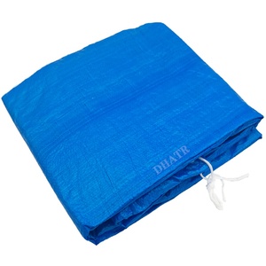 Couverture de <span class=keywords><strong>piscine</strong></span> bleue imperméable à la pluie Offre Spéciale, couverture en PE pour les piscines hors sol et les piscines enterrées avec une longue durée de vie - Product Image 1