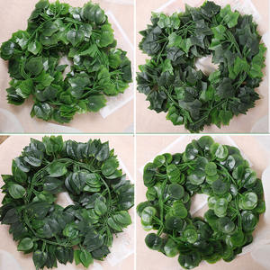 Senmasine-Fausses feuilles de <span class=keywords><strong>lierre</strong></span>, 72 feuilles/paquet, guirlande artificielle, plante suspendue, vigne pour <span class=keywords><strong>chambre</strong></span>, décoration murale, fête de mariage - Product Image 4