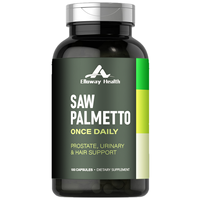 Capsules d'extrait de palmier nain OEM/ODM - Complément alimentaire pour la santé de la prostate, extrait standardisé de 500 mg avec emballage personnalisé
