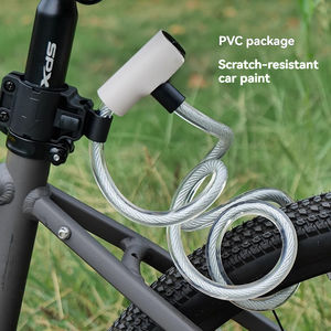 ตัวล็อคสายจักรยานแบบพกพาล็อกกันขโมยพร้อม2ปุ่มล็อคความปลอดภัยสำหรับรถจักรยานยนต์สกู๊ตเตอร์ - Product Image 3