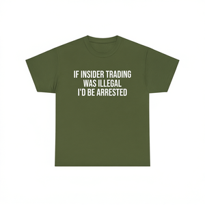 Camiseta Insider Trading con meme divertido, camiseta promocional de manga corta con cuello redondo para adultos unisex - Product Image 3