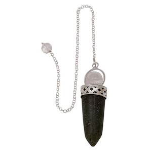 Nephrite <span class=keywords><strong>Jade</strong></span> <span class=keywords><strong>Gemstone</strong></span> Bullet <span class=keywords><strong>Pendulum</strong></span> <span class=keywords><strong>Dowsing</strong></span> Người Mới Bắt Đầu Máy Phát Điện Năng Lượng Reiki Chữa Bệnh Con Lắc Pha Lê - Product Image 3