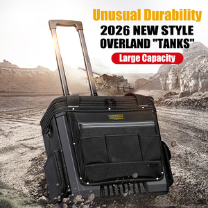 Professionele gereedschapswagen 2026, waterdicht, 1680D, groot, met wielen, zwaar belastbaar, voor elektriciens - Product Image 2