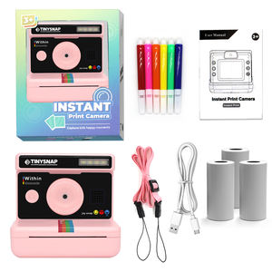 Nueva cámara para niños con luz de relleno 1080P, pantalla de 2,4 pulgadas, cámara de impresión instantánea para niños - Product Image 6