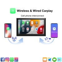 Maustor nouveau 7 pouces avant 2K plein écran tactile sans fil Android Auto Carplay Dashcam voiture Navigation autoradio