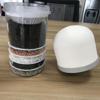 Purificateur d'eau Kangen manuel en plastique sur pied à 7 étapes, 16 L, avec filtre et distributeur, réservoir de stockage à charbon actif