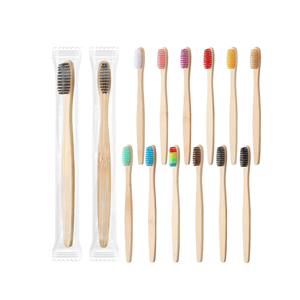 Caja de Cartón Kraft Ecológica y Biodegradable para Kit Dental de Hotel, Cepillo de Dientes y Pasta Dental, para Adultos y Niños, con Cerdas de Nailon Suaves - Product Image 1