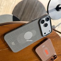 Étui de téléphone portable en PC ultra-fin à motif animal tissé, compatible magnétique