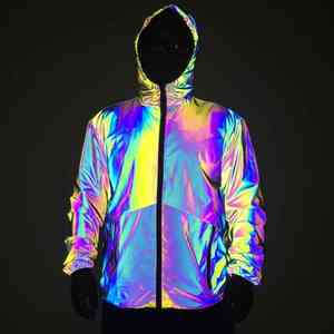 جاكيت واقٍ رجالي عالي الجودة متعدد الألوان بغطاء للرأس مقاس كبير 2022 جاكيت عاكس - Product Image 4