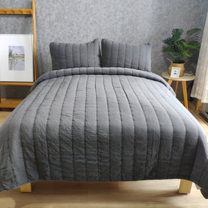 100% coton Délavé Couette Literie Couverture Oversize 3 pcs Couvre-lit king size Couette Couvre-lit Ensemble - Product Image 2