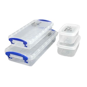 Plastic Transparent Storage <b>Box</b> Rectangle 1-3L <b>With</b> <b>Lid</b> General Packaging Jewelry <b>Box</b> PP Material - Product Image 4