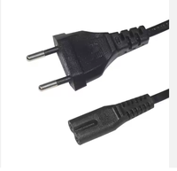 YUEE YOUNG Ac câble d'extension 2 broches C7 prise ue connecteur Iec C7 câble d'alimentation 250v Mickey Mouse tourne l'Eurostick