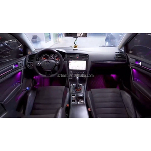 Éclairage d'ambiance pour voiture Voyeego, prix d'usine, éclairage d'ambiance très vendu pour VW <span class=keywords><strong>Golf</strong></span> 7, kit d'éclairage d'ambiance <span class=keywords><strong>4</strong></span> portes <span class=keywords><strong>LED</strong></span> - Product Image 1