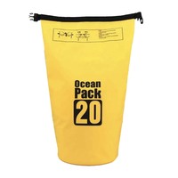 Lona de Pvc a Prueba de Agua, Bolsa Seca Impermeable, 2l, 10l, 15l, 20l, Senderismo, Natación, 500d