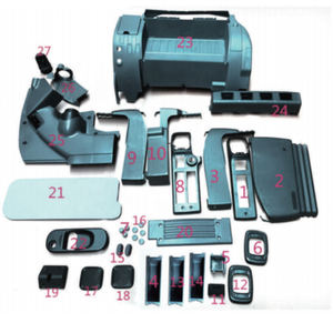 แผงตกแต่งภายในห้องโดยสารรถขุด สำหรับ Doosan Daewoo Hyundai Carter <span class=keywords><strong>Hitachi</strong></span> Komatsu Sany - Product Image 6