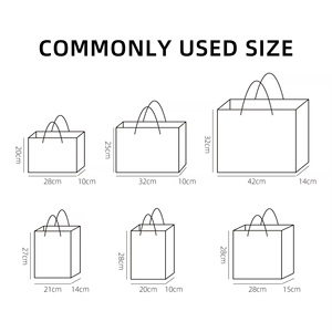 Borse di Carta Premium Personalizzate con Logo Stampato, Grandi Borse Regalo di Lusso Nere, Sacchetti Resistenti per Imballaggio Abbigliamento - Product Image 6