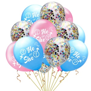 Lui o Lei Quello Che sarà Del Partito Gonfiabile Aerostati della Stagnola Foglio di Mylar Palloncini In Lattice Ragazzo e Una Ragazza di Genere Rivelare rifornimenti del partito - Product Image 3