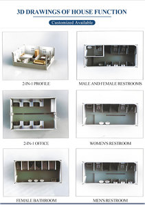 Giá thấp xách tay <span class=keywords><strong>cabin</strong></span> <span class=keywords><strong>container</strong></span> nhà Modular văn phòng buồng xây dựng 20ft <span class=keywords><strong>container</strong></span> nhà - Product Image 3