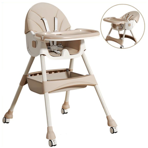 Silla Elevadora Funcional para Bebés, Silla de Comer Plegable y Portátil, Diseño de Plástico Seguro para Cocina, Hospital y Sala de Estar - Product Image 5