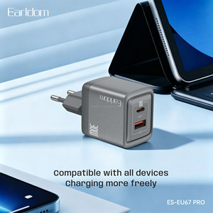 Earldom GaN 30W Dual Port USB-C & USB-A PD3.0 QC3.0 <b>Fast</b> <b>Charger</b> with OVP Protection for 14/13 for S23 - Product Image 3