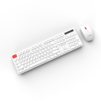 Sunrose WT100 Clavier de jeu ergonomique sans fil étanche à 107 touches 1600 DPI en stock