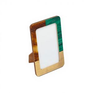 Premium Handmade Wood Resin Photo Frame Artistic Interiors Timeless Decor Modern Home Accent Luxury Display Piece Gift - Product Image 1