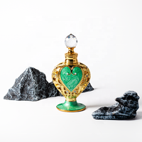 Bouteilles en verre de luxe, flacon vide unique et élégant de 12 ml pour huiles essentielles avec compte-gouttes