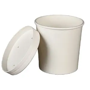 26oz customized set of paper salad bowl wholesale take away food box paper rice water cup 750ml 42oz paper soup bowl container