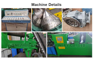 Xoắn ốc xoắn ốc vít liên tục lưỡi lạnh Rolling Forming <span class=keywords><strong>Machine</strong></span> cho băng tải hạt Giao thông vận tải - Product Image 3