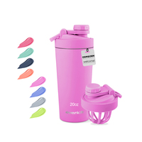 Tasse à protéines durable isolée de 25oz en acier inoxydable à double paroi avec logo personnalisé
