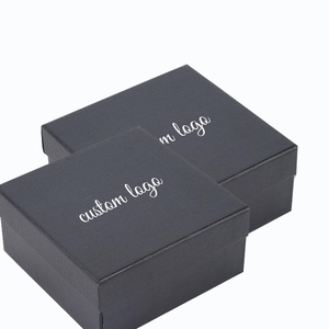 Pas cher de haute qualité <span class=keywords><strong>noir</strong></span> <span class=keywords><strong>homme</strong></span> <span class=keywords><strong>ceinture</strong></span> boîte de papier cadeau couvercle rigide boîte d'emballage de bijoux personnalisé avec logo - Product Image 5